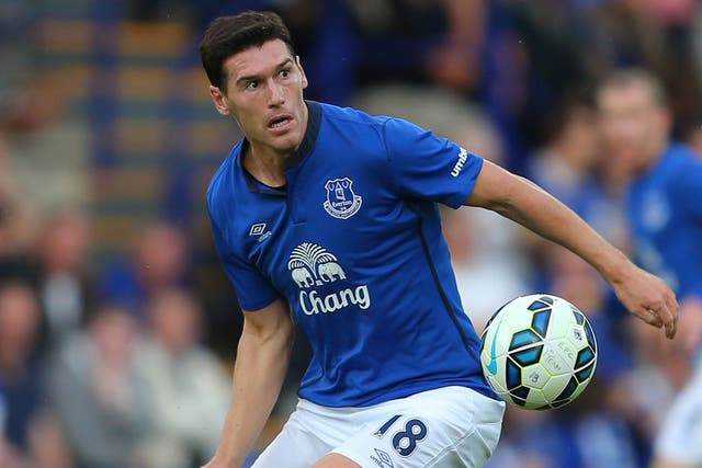 Gareth Barry was part of the Everton team which won 1-0 at Old Trafford last season 