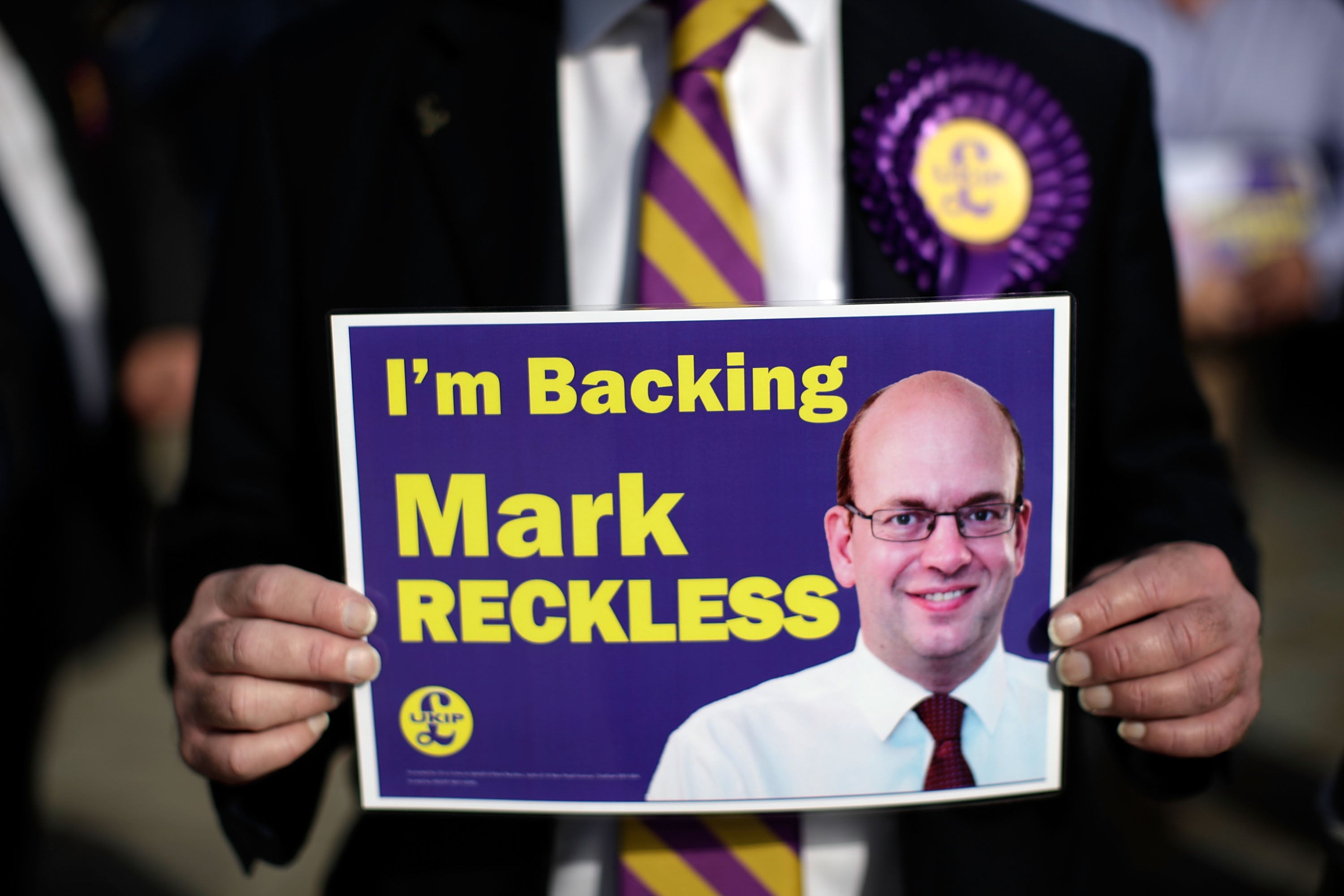Ukip candidate Mark Reckless has a nine-point lead over the Tories for his Kent seat, a new poll shows