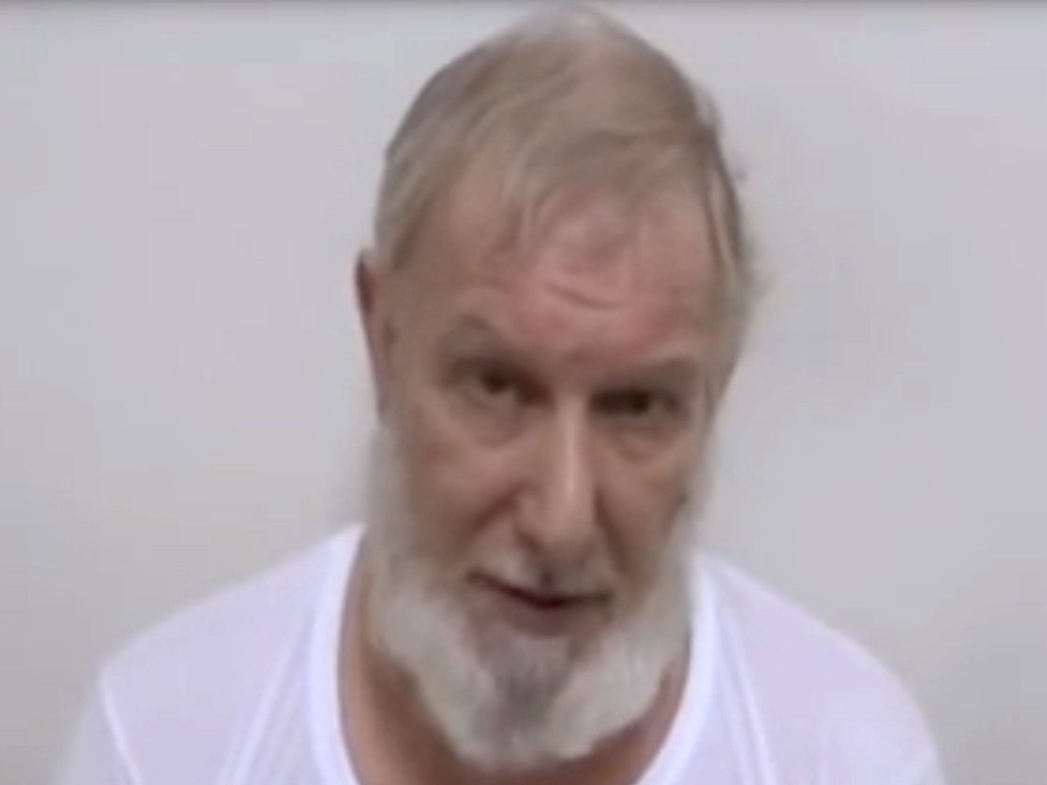 Undated video grab taken from YouTube of David Bolam, the British teacher who was held hostage by militants in Libya and has been released