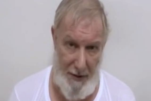 Undated video grab taken from YouTube of David Bolam, the British teacher who was held hostage by militants in Libya and has been released