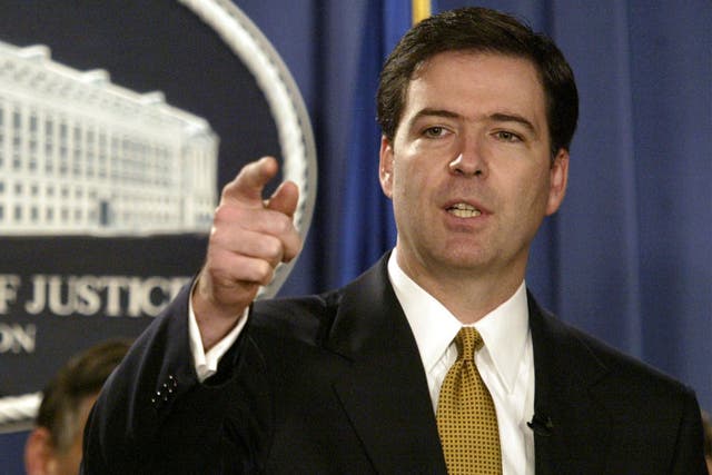 James Comey, the director of the Federal Bureau of Investigation