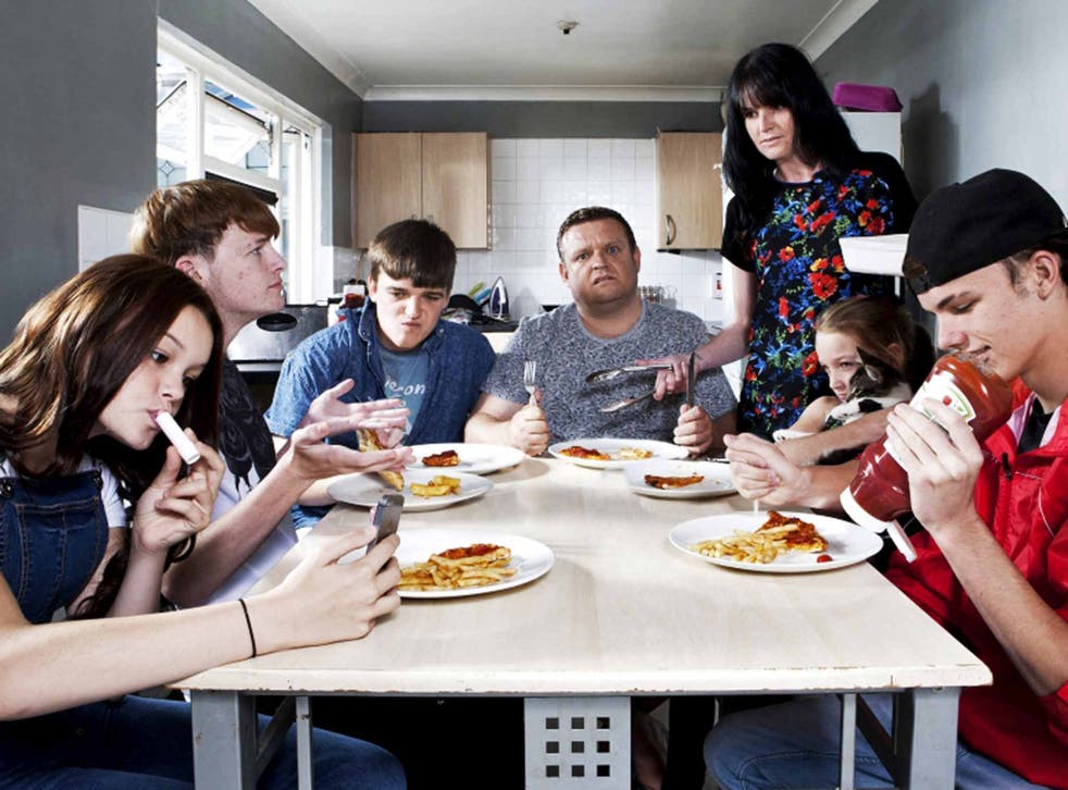 Pizza the action: the Barry-Power family from Cardiff featured in 'The Kitchen'