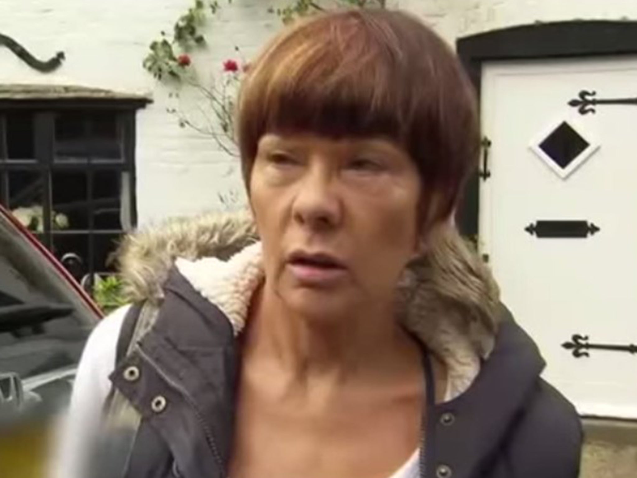Brenda Leyland was approached by Sky News at her home in Leicestershire