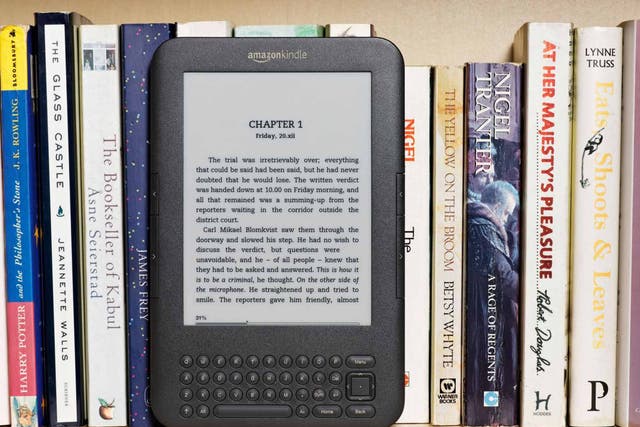 Page turner: e-book sales last year fell by 26 per cent from 2012