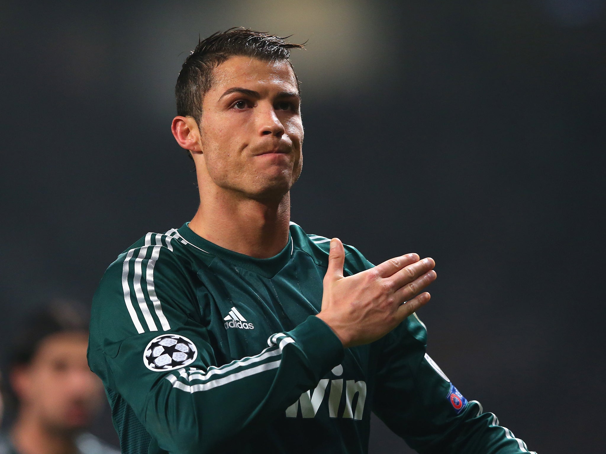 Ronaldo at Old Trafford in 2013