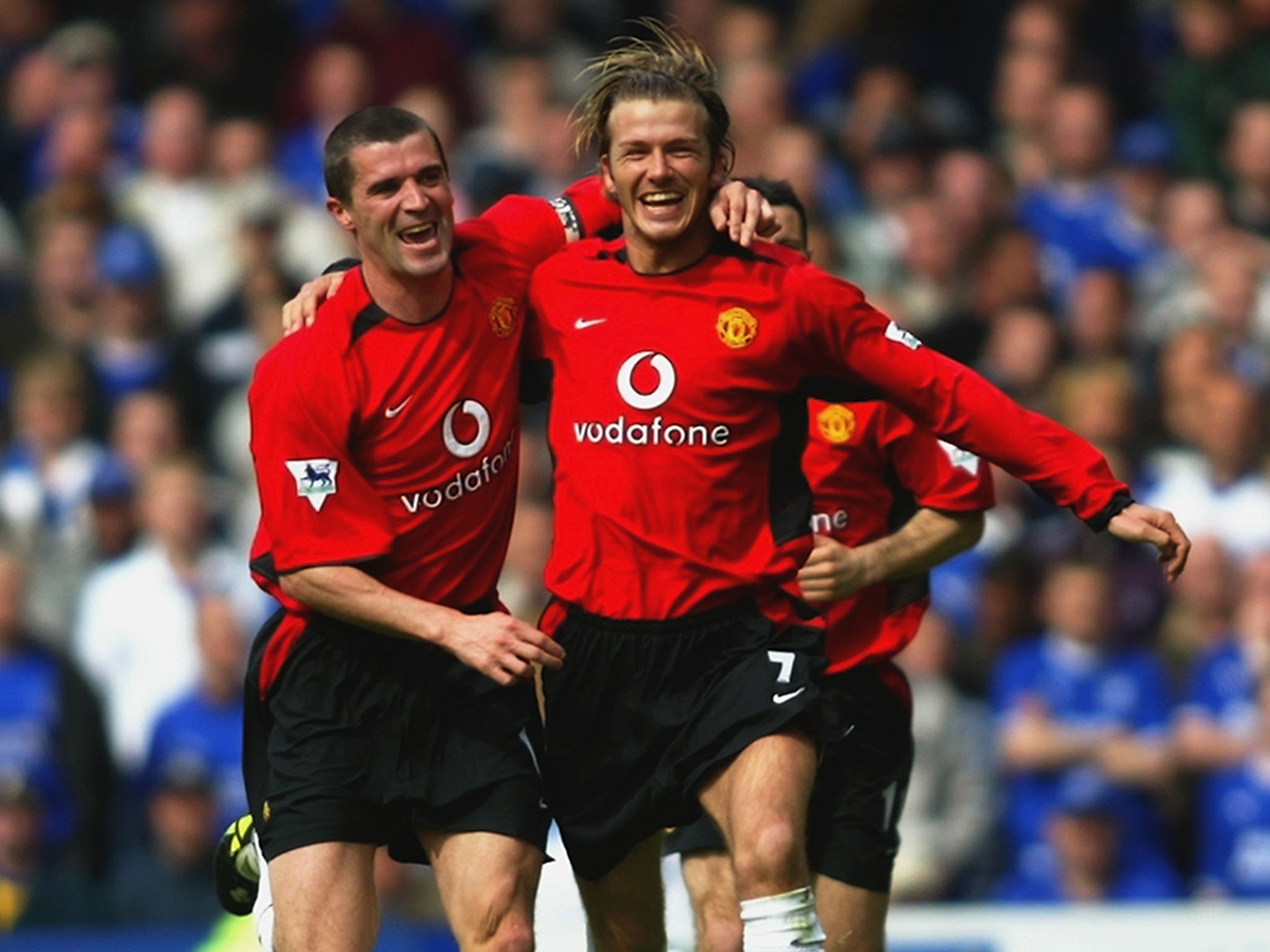 Beckham during his Manchester United days