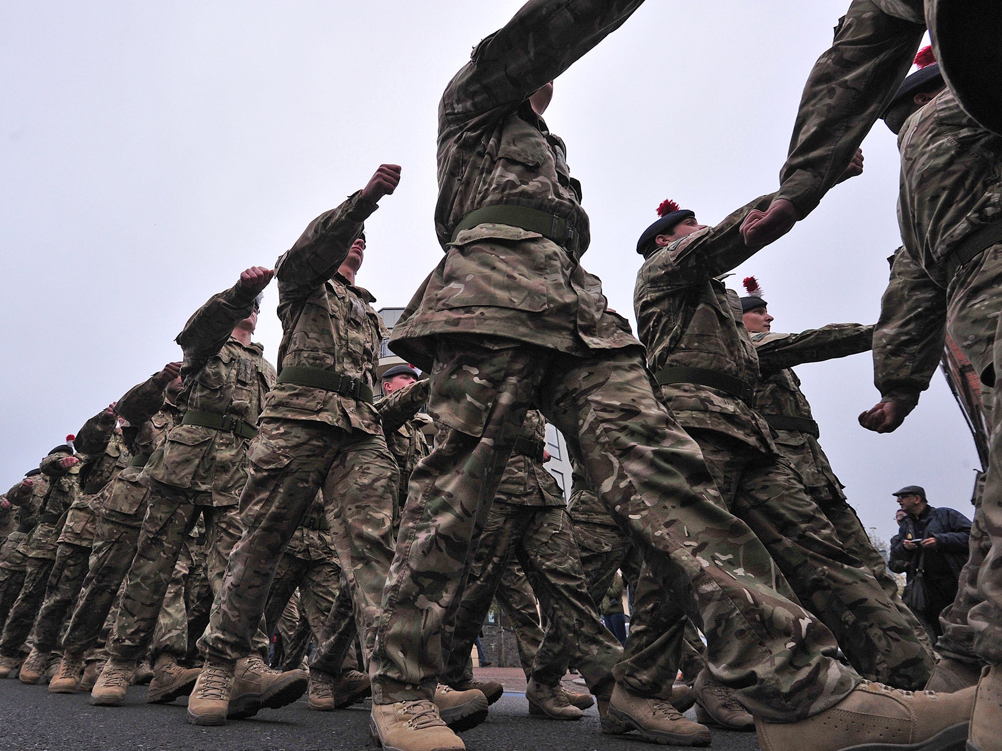 Around 1.3 per cent of the Armed Forces are under 18