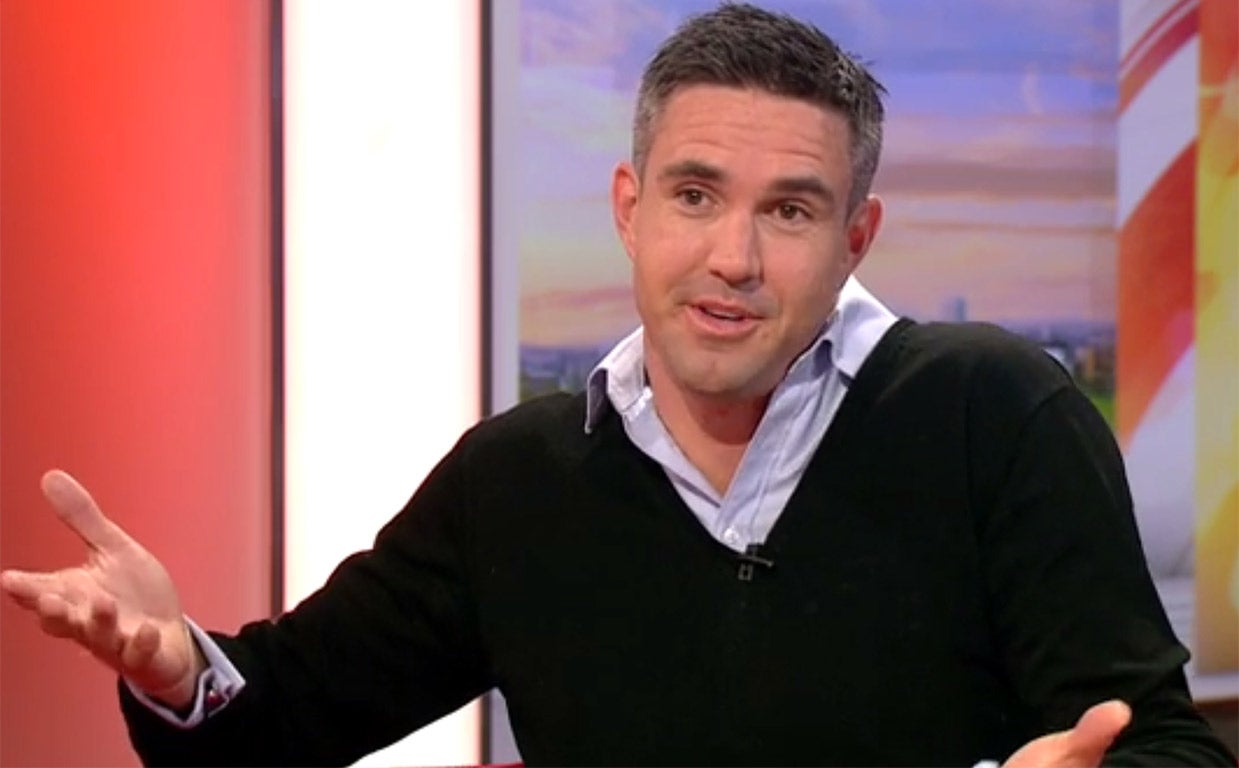 Kevin Pietersen appears on BBC ‘Breakfast’ show as part of a busy day promoting his book