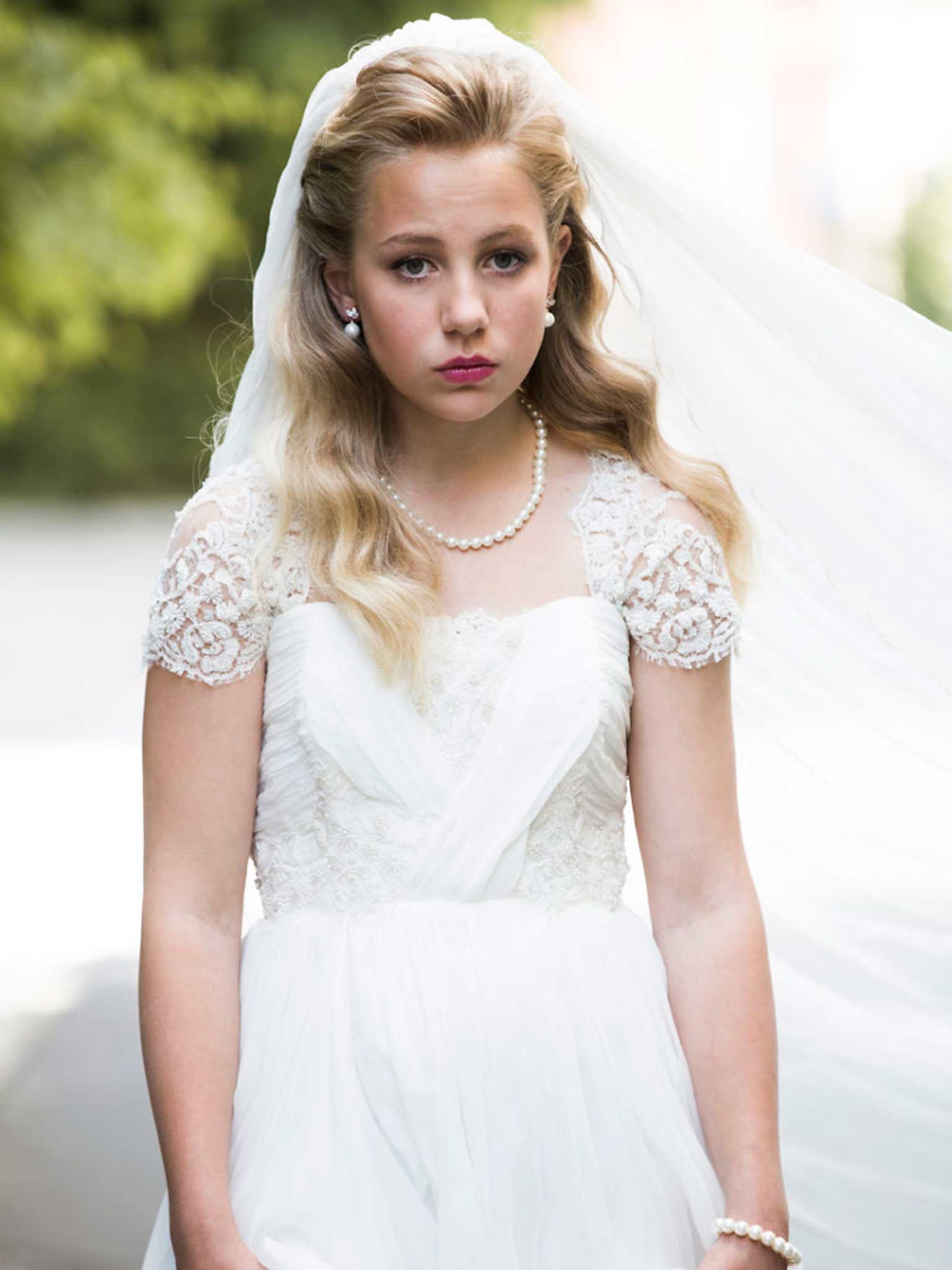 'Thea' dressed up for her wedding day