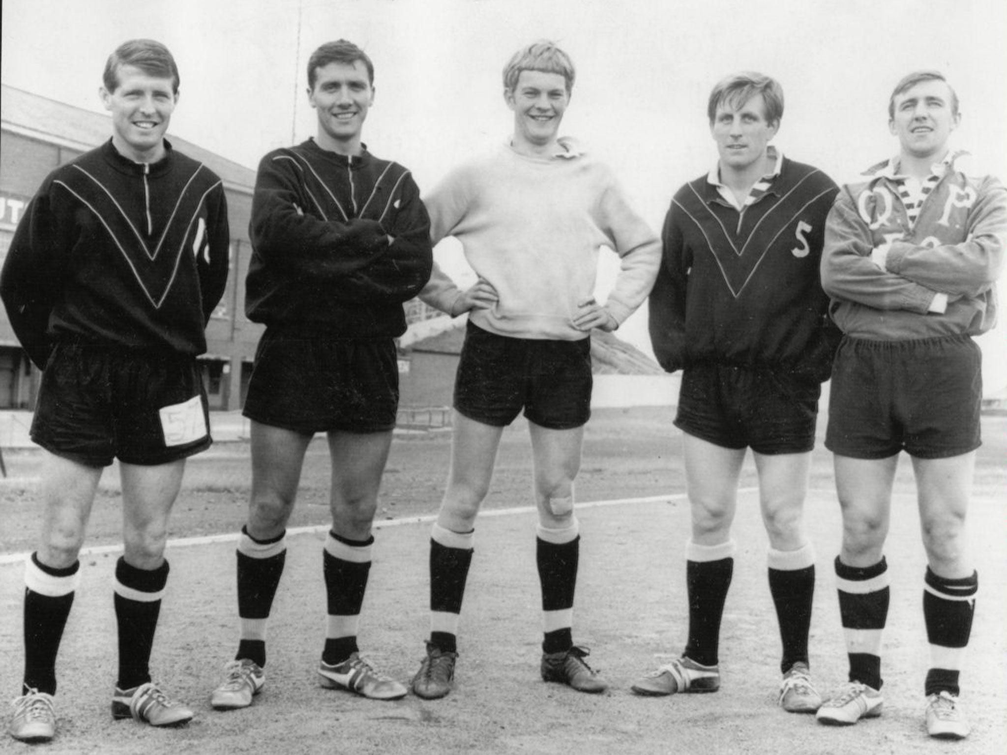 Neil (second from left): he was part of the Scotland side that won the European Amateur title in 1963