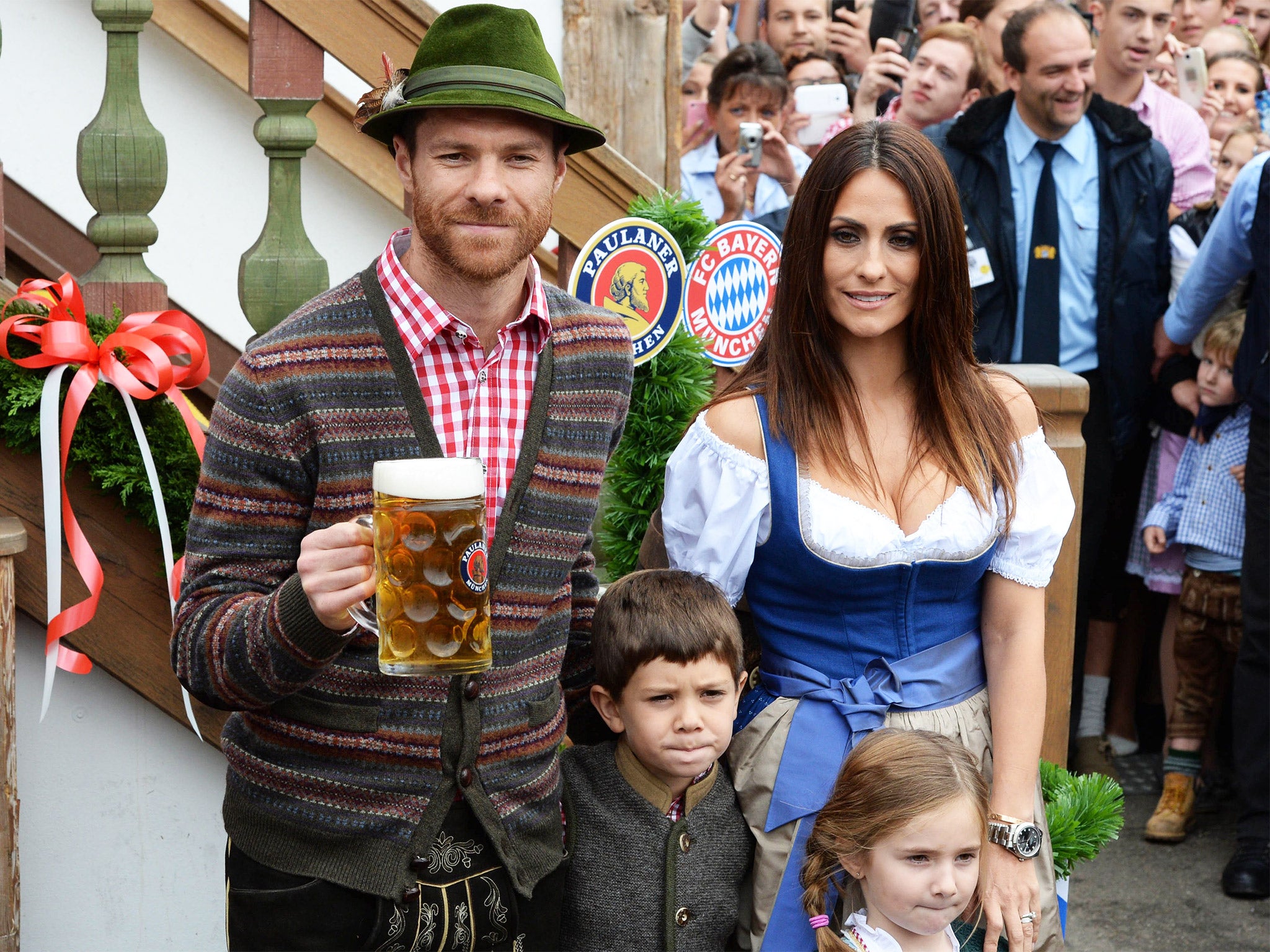 Xabi Alonso and his family look like they have been enjoying life since their move to Germany