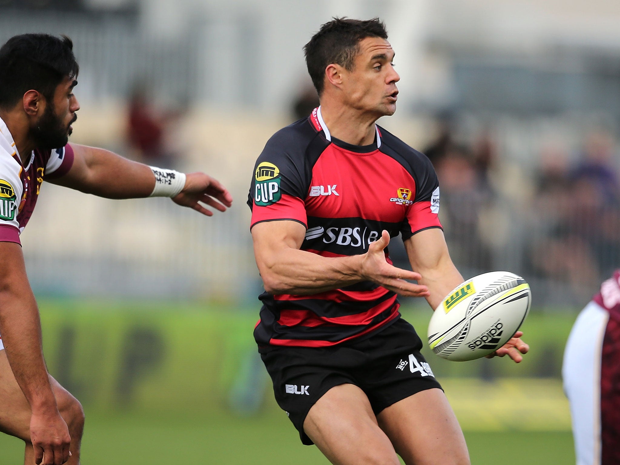 New Zealand fly-half Dan Carter in action for Canterbury