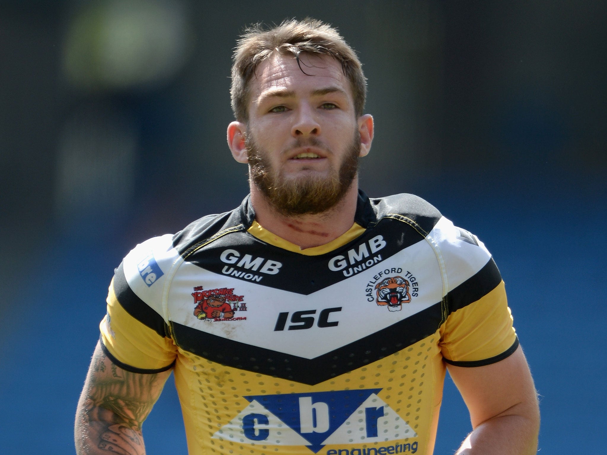 Daryl Clark of the Castleford Tigers