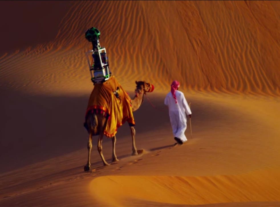 Google has started using camels to capture Street View