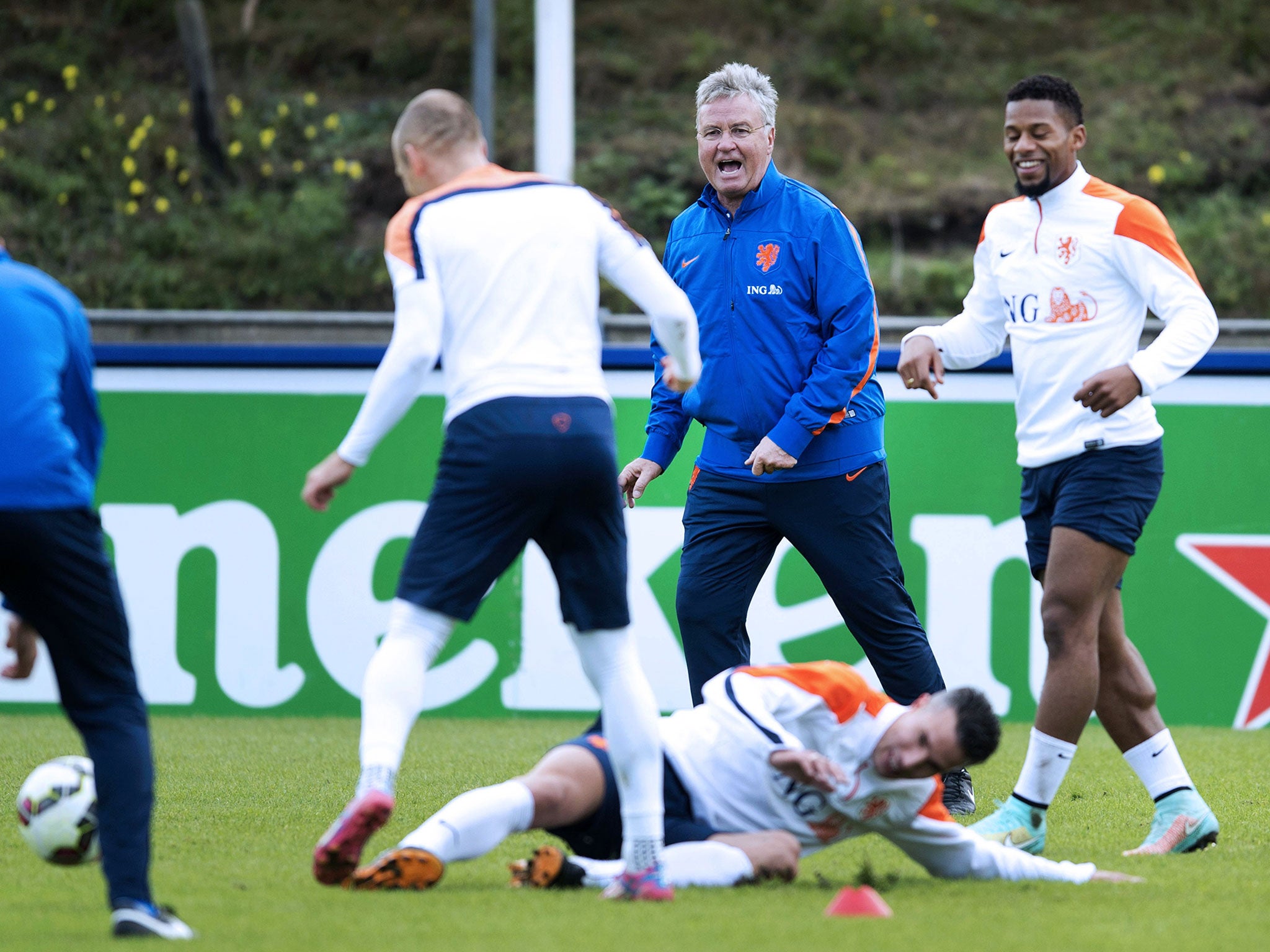 Hiddink lasted just 10 games with the Netherlands in his second spell