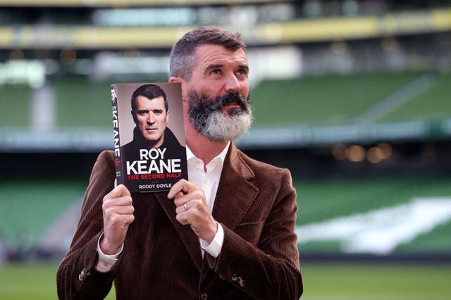 Roy Keane during the book launch at the Aviva Stadium, Dublin