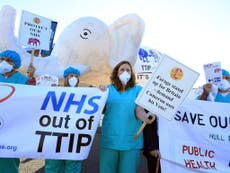 TTIP campaigners hit back at Cameron claims that the NHS is protected under trade deal terms