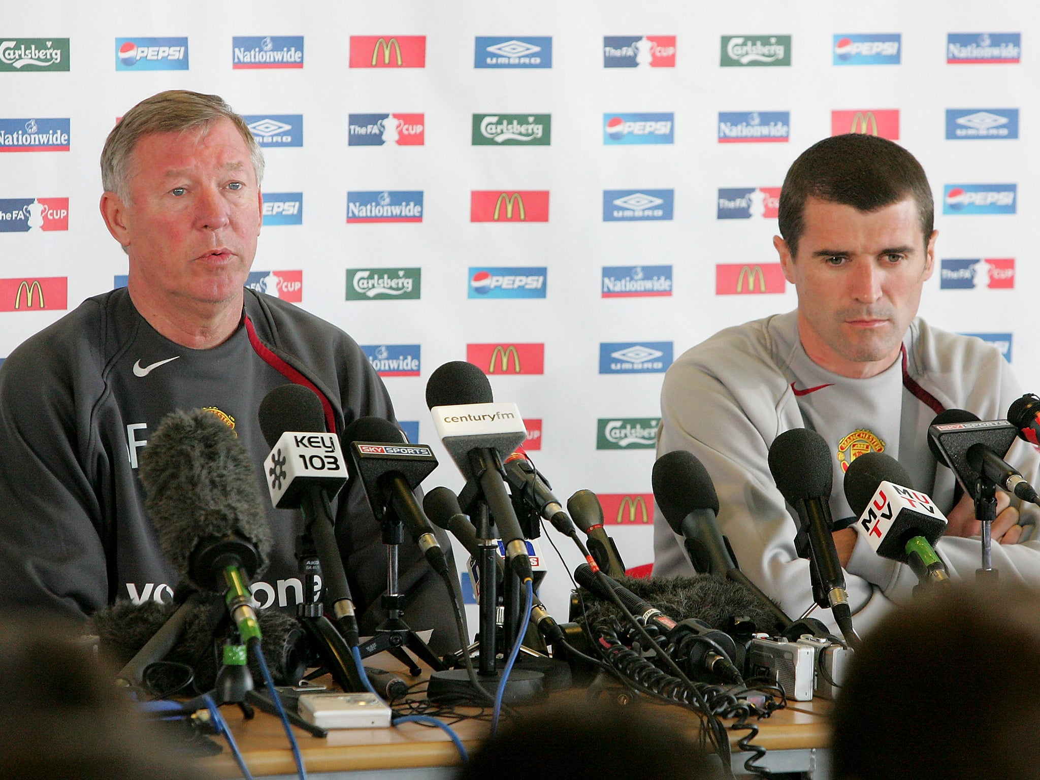 Keane and Ferguson together in 2005