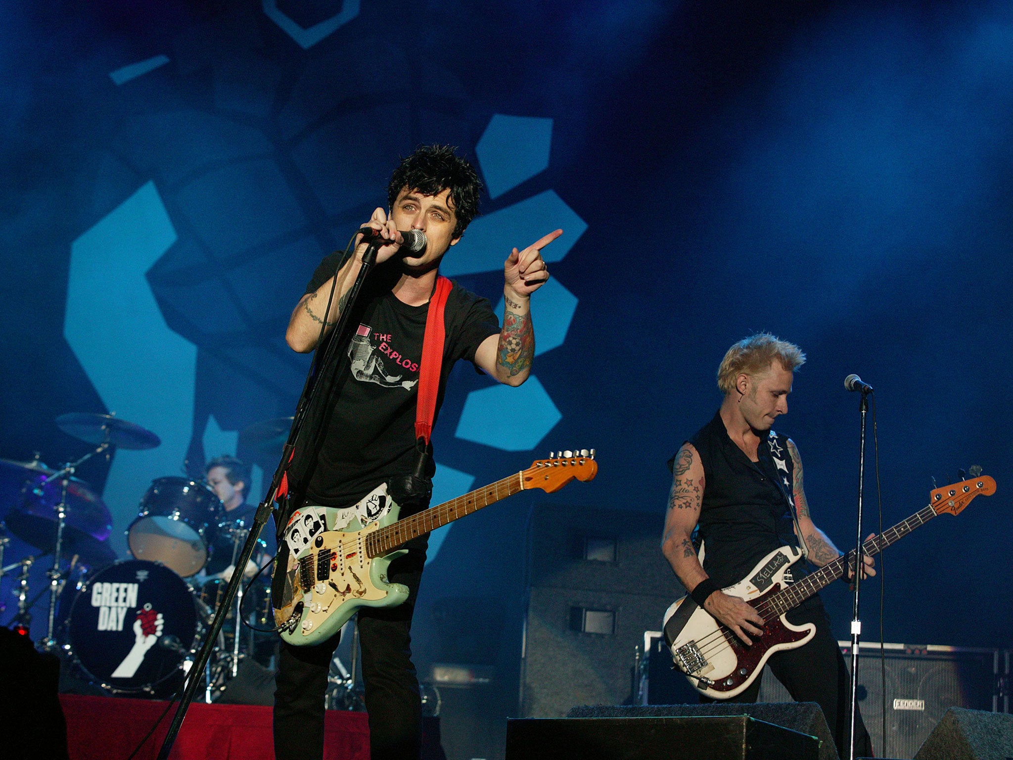 Green Day are one of the bands nominated