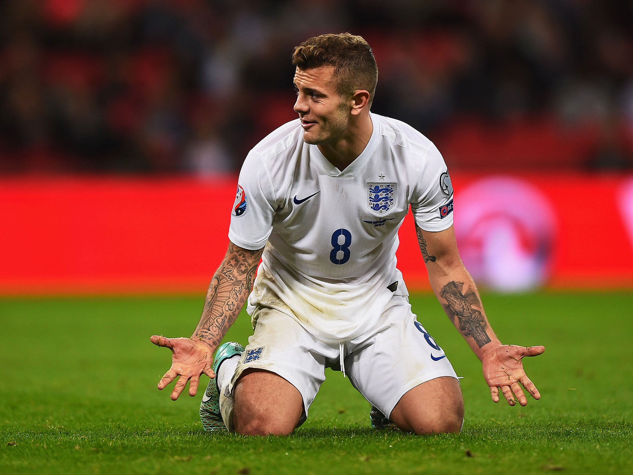 England midfielder Jack Wilshere was named man of the match against San Marino