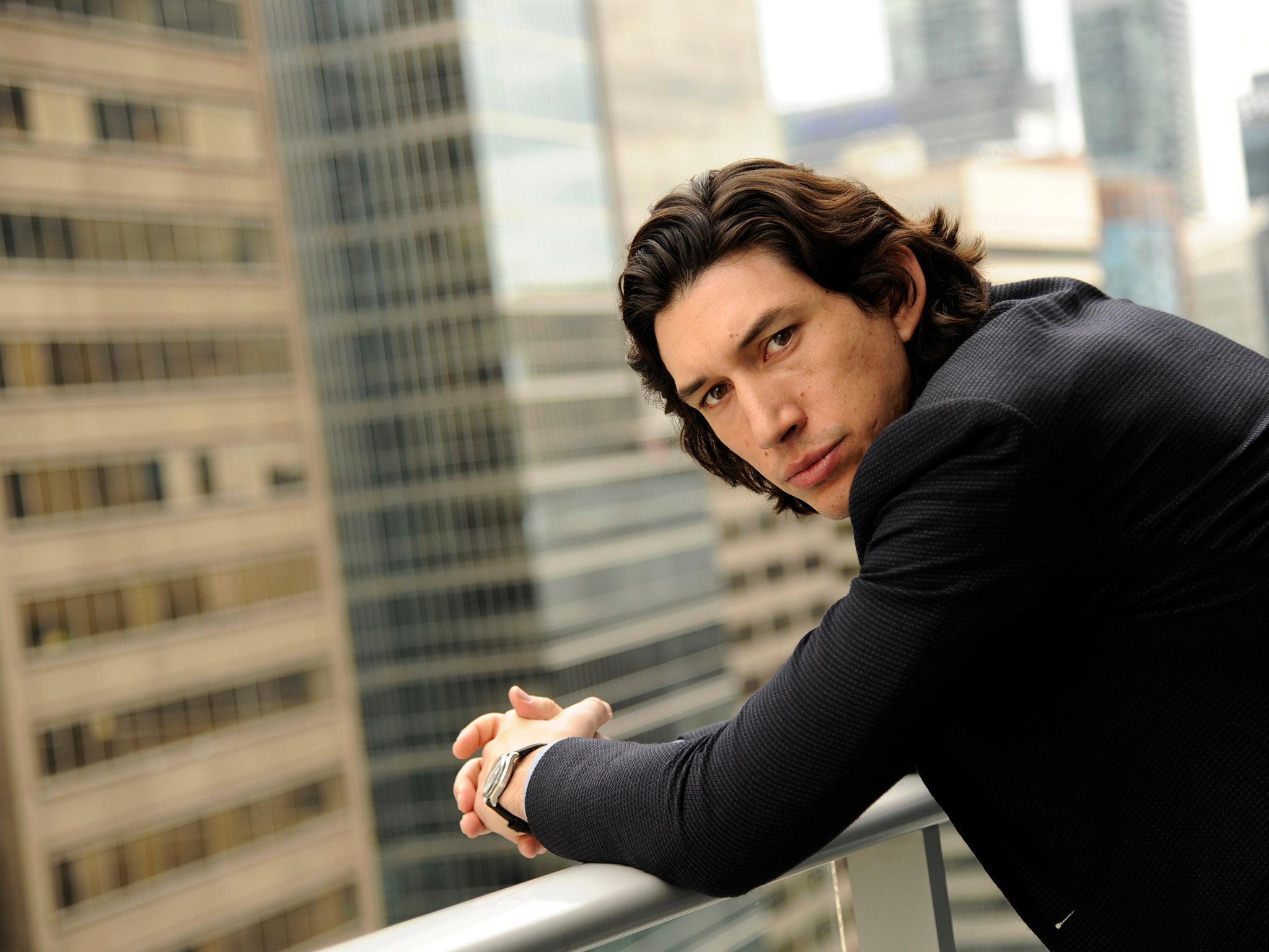 Actor Adam Driver poses for a portrait at the Shangri-La Hotel during the 2014 Toronto International Film Festival