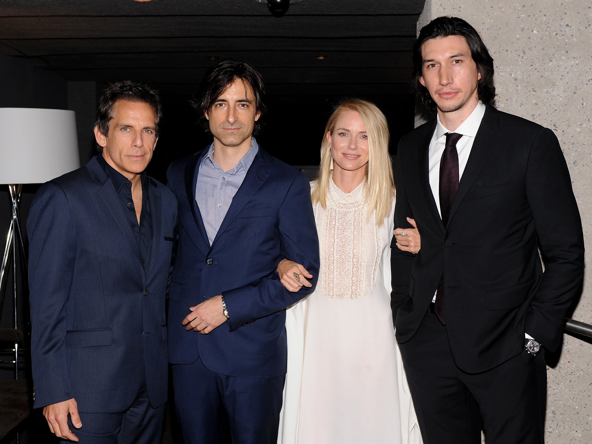 Ben Stiller, Noah Baumbach, Naomi Watts, and Adam Driver at the "While We're Young" premiere