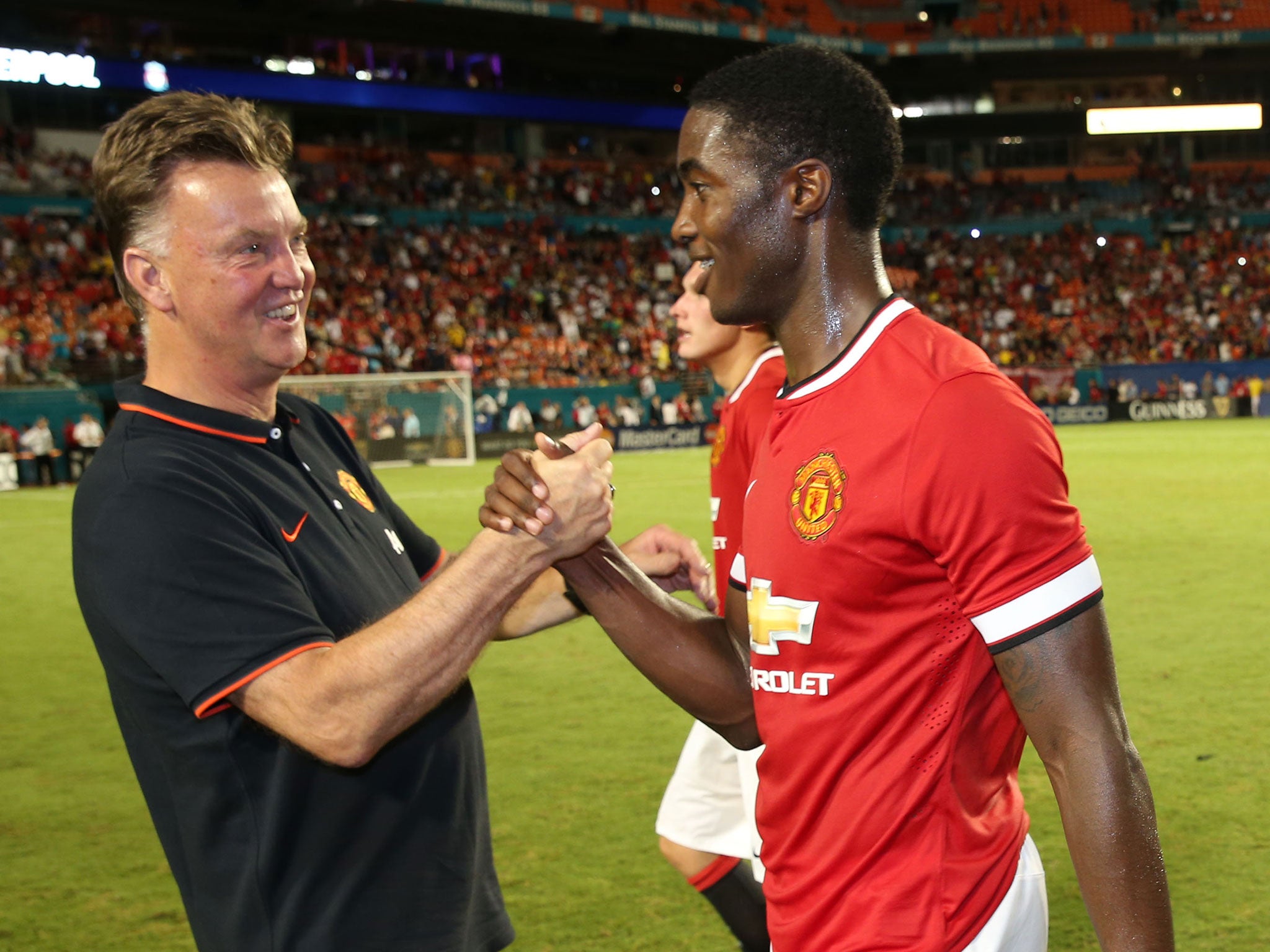 Louis van Gaal has been impressed with Blackett