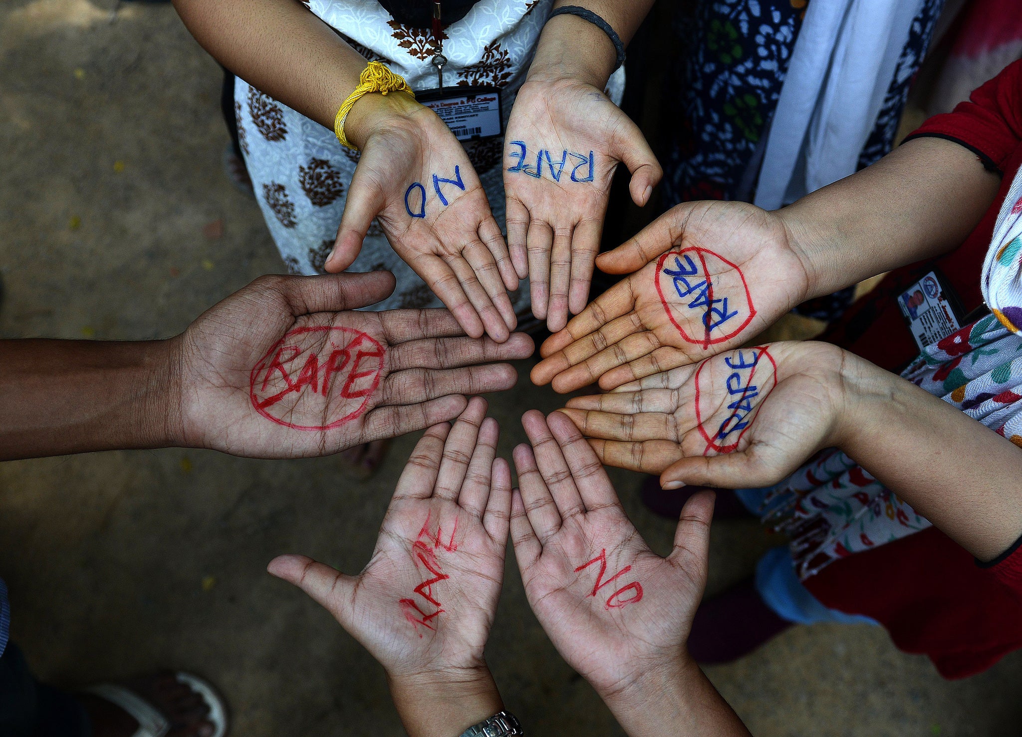 File: An Indian anti-rape protest