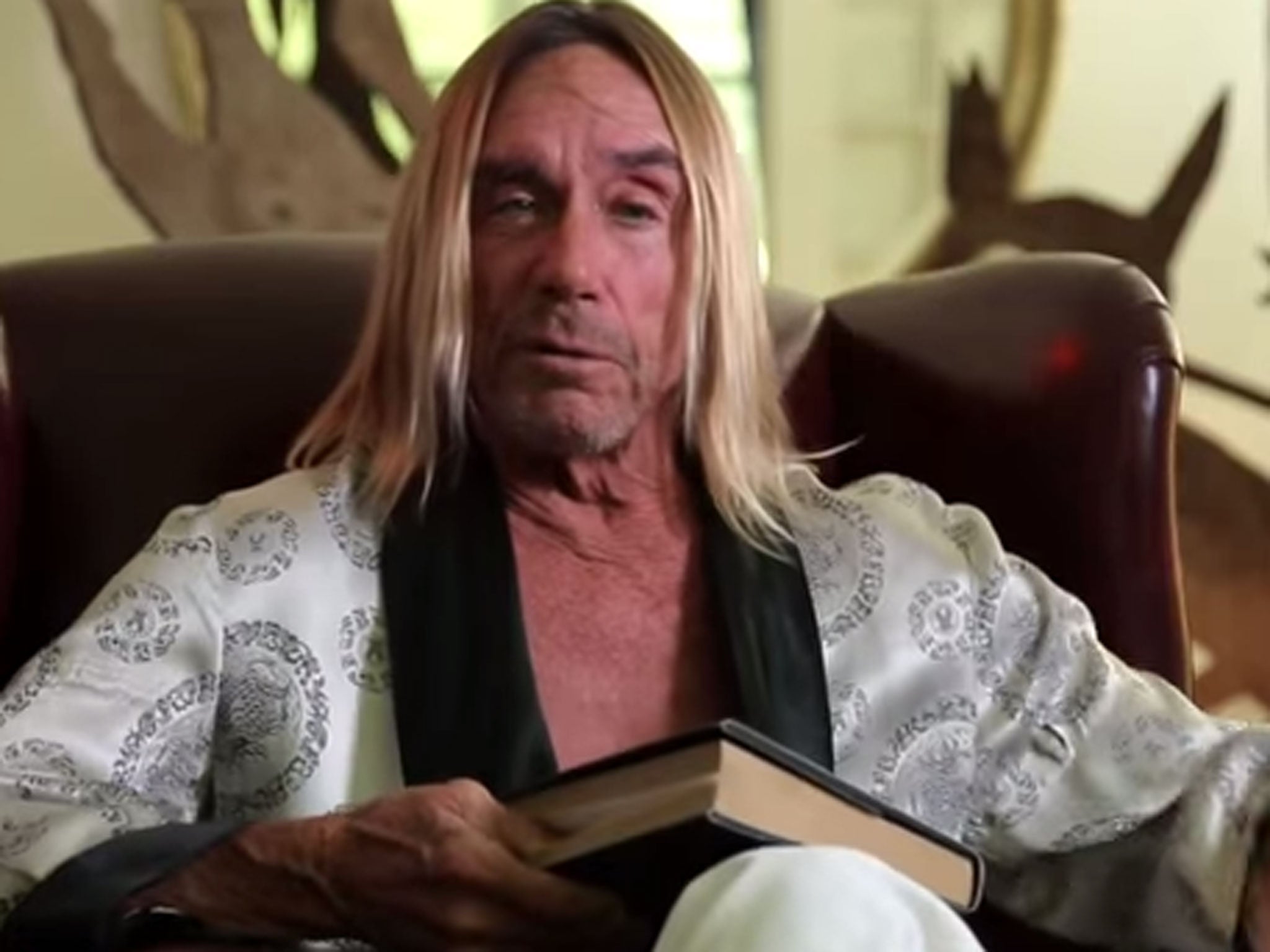 Iggy Pop asks for help from fans in a promotional video