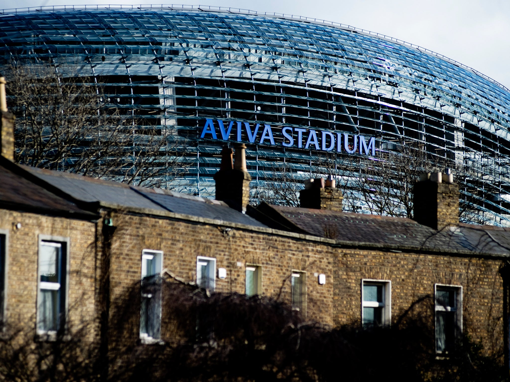 A view of the Aviva Stadium