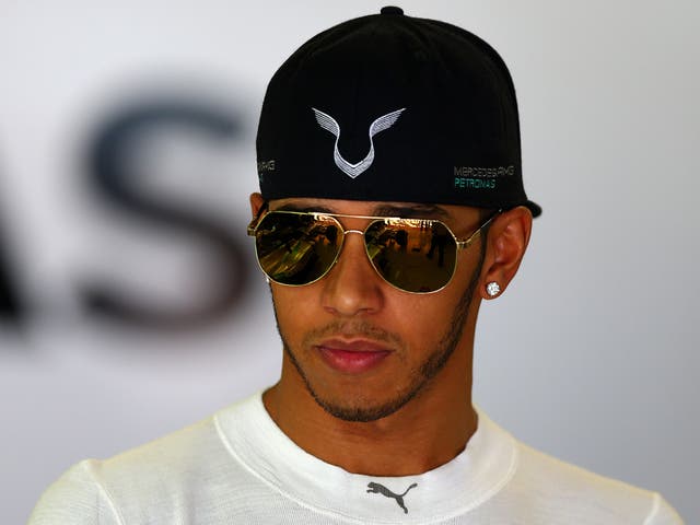 Lewis Hamilton at the Russian Grand Prix