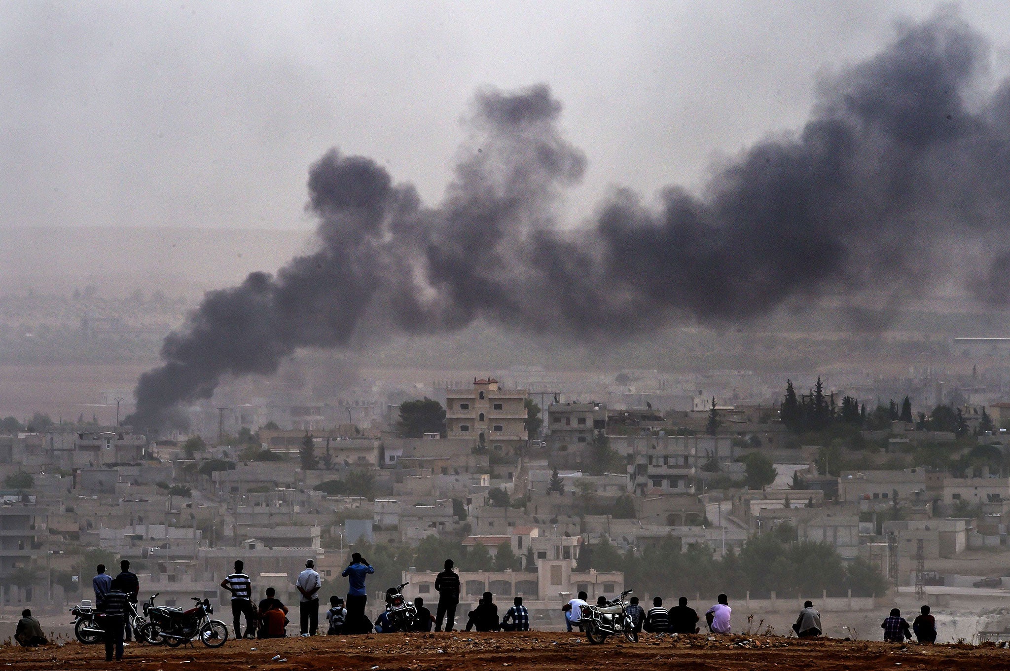 US air strikes have halted Isis's progress in Kobani
