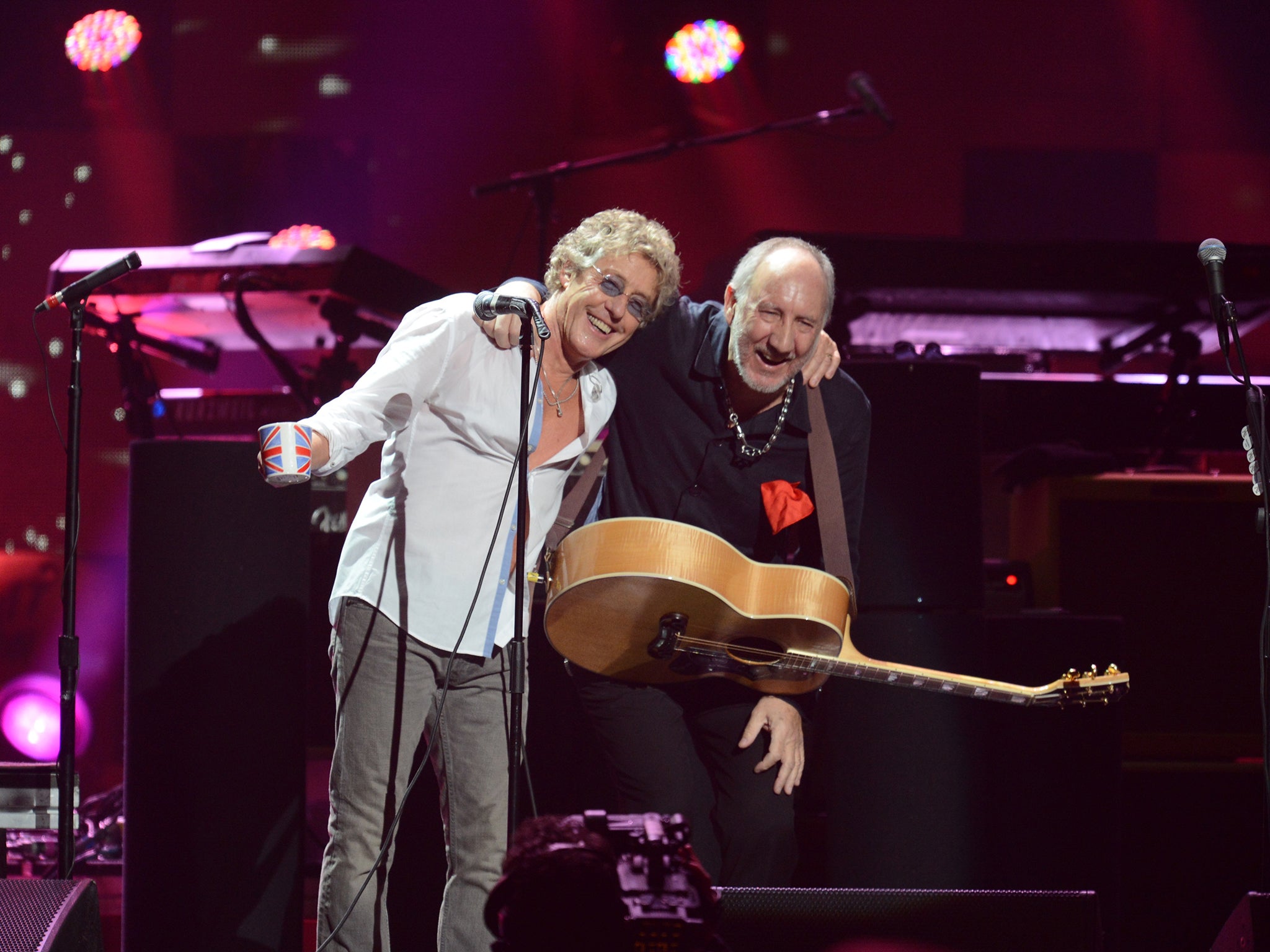 Roger Daltrey (left) and Pete Townshend are working on new material