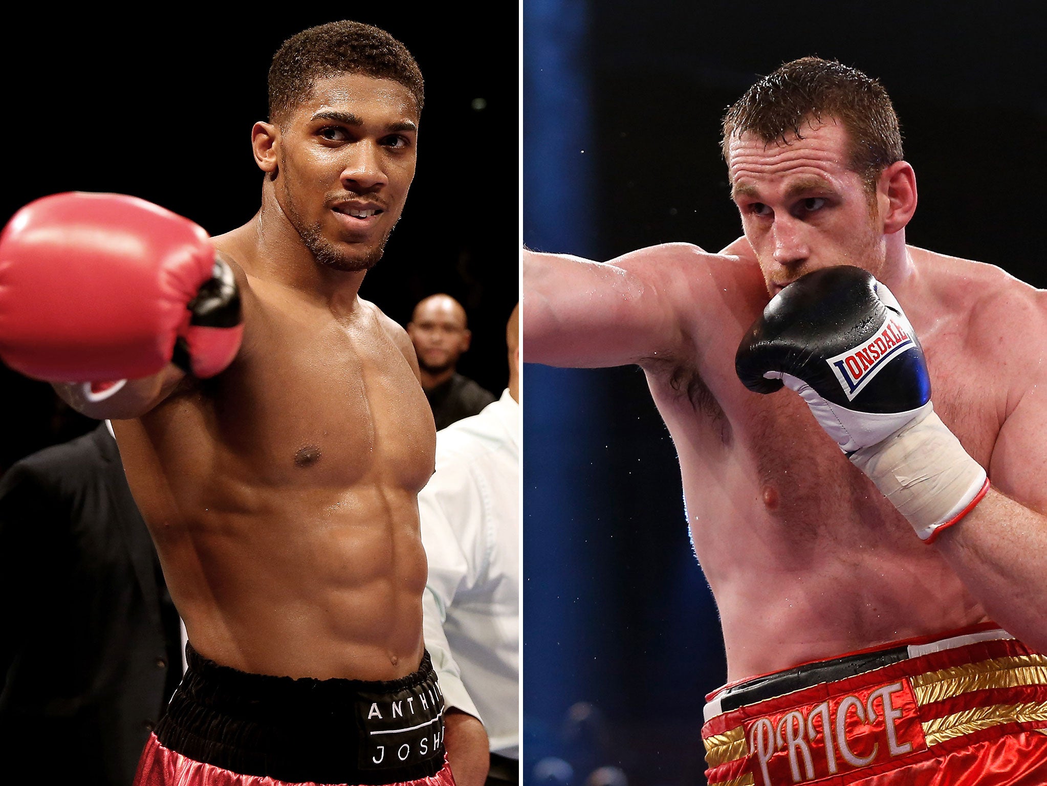 Anthony Joshua and David Price could meet in 2015