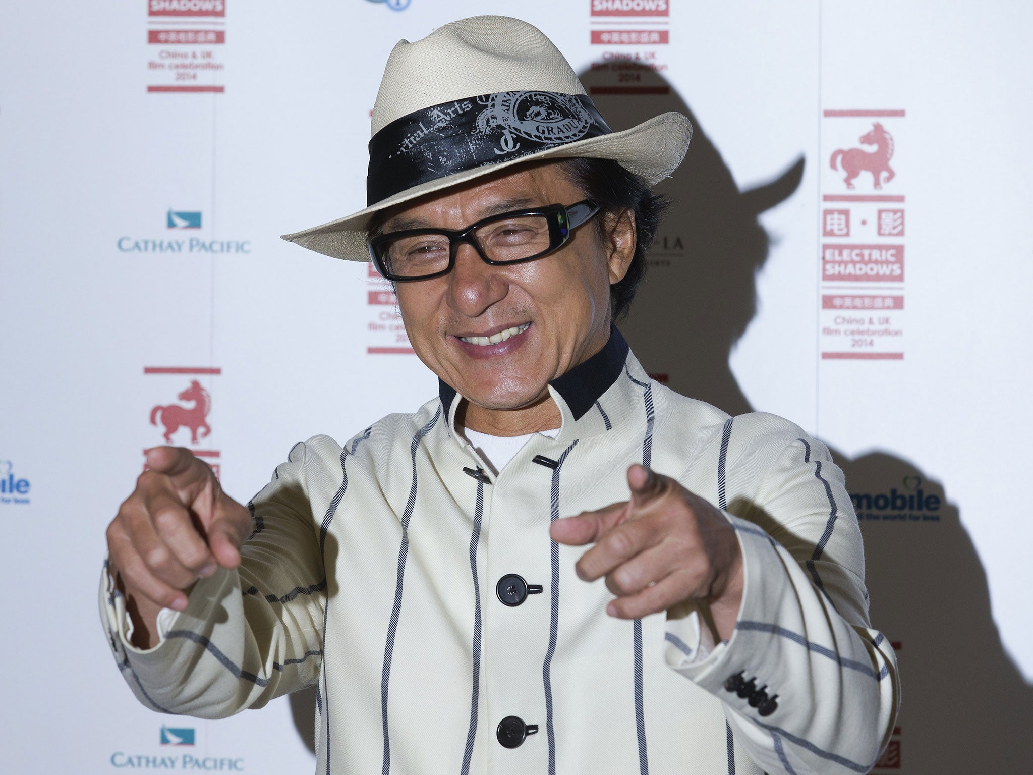 Jackie Chan has urged protesters to be rational, saying their actions have hurt the economy