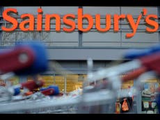 Sainsbury's beats Asda to become UK's second biggest grocer