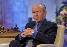 Lord Sugar named best business role model in the UK
