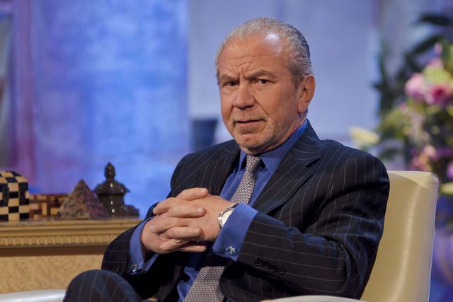 41 per cent of UK student have voted for the multi-millionaire tycoon  Lord Sugar as best business role model 