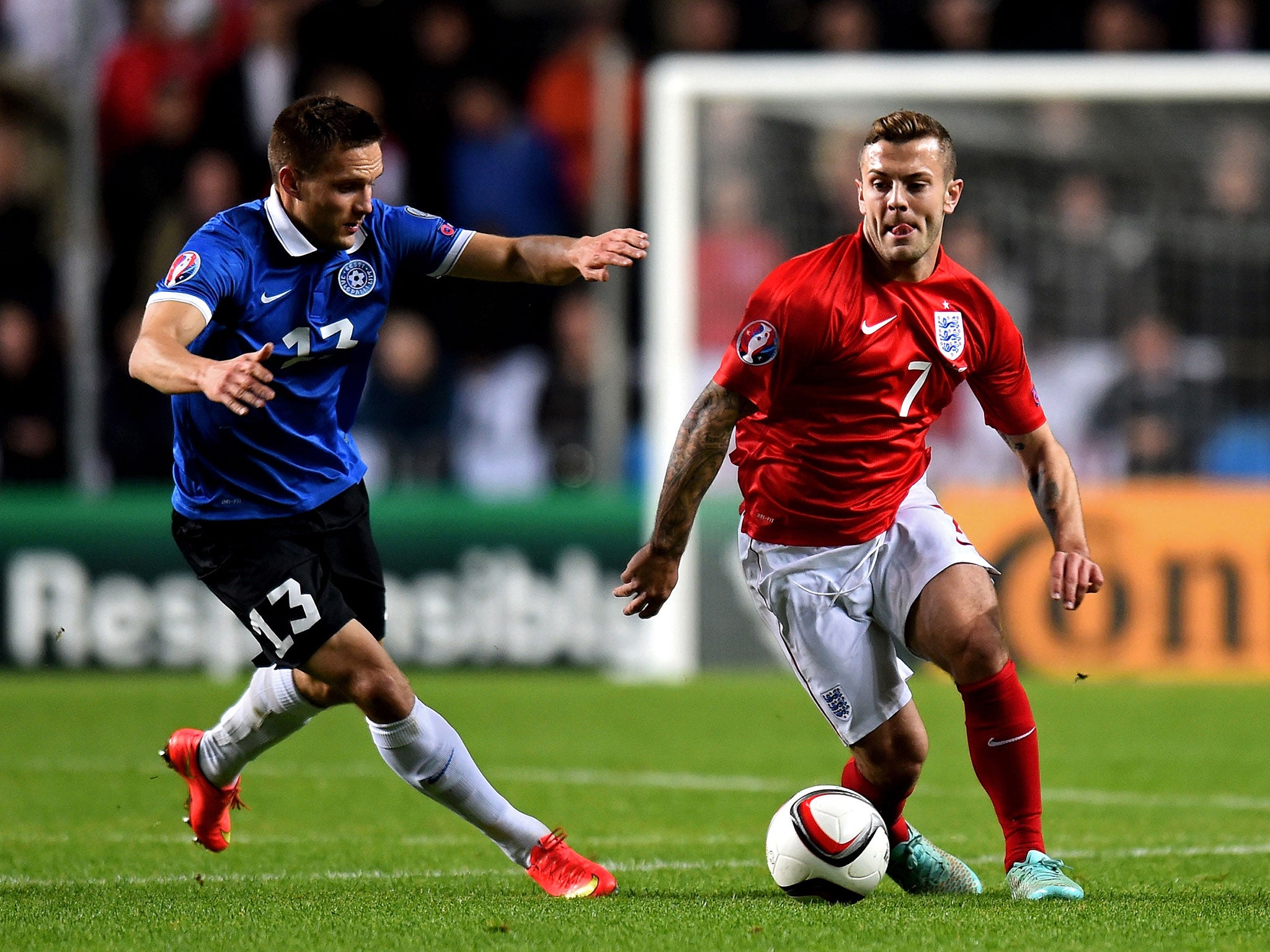 Jack Wilshere was excellent in a holding role for England this week