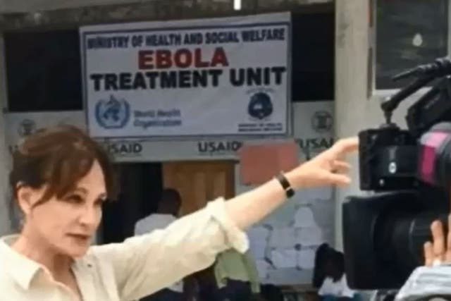 Dr Nancy Snyderman reporting in Liberia