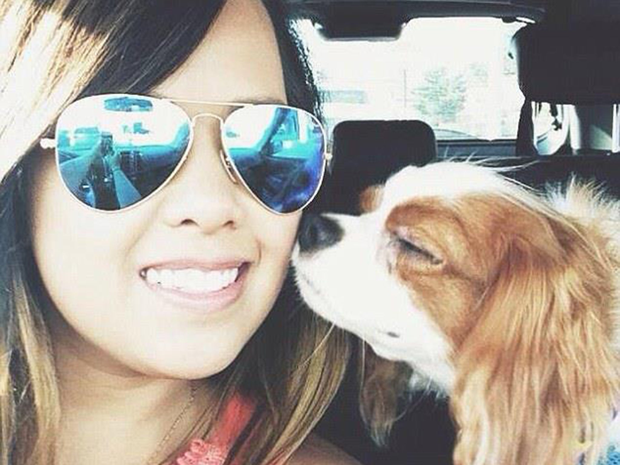 Nina Pham, pictured with her dog Bentley, became the first person to contract the deadly virus in Dallas,Texas at the weekend