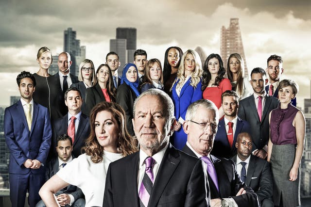 The Apprentice 2014 contestants pictures with Karen Brady, Lord Sugar and Nick Hewer