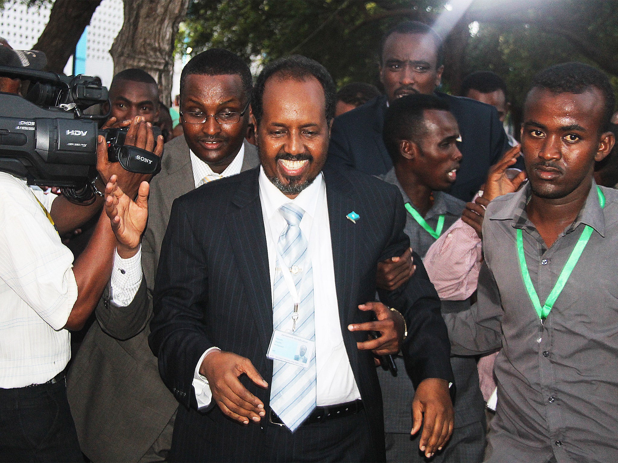 President Hassan Sheikh Mohamud was linked to the group which attacked a Nairobi shopping centre in 2013