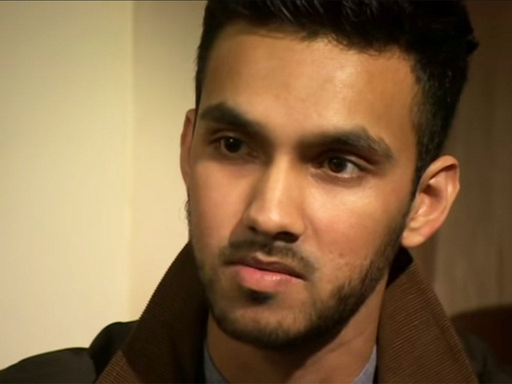 Mustakim Jaman during an interview on Newsnight last year (BBC/Newsnight)