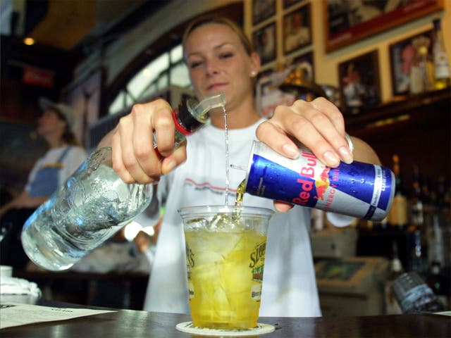 Mixing energy drinks with alcohol can be a particularly brutal combination