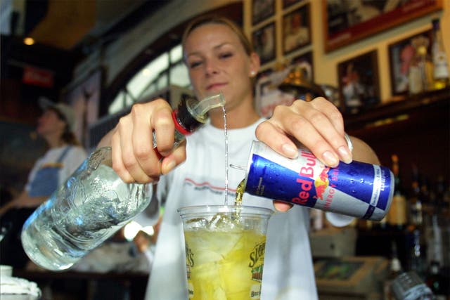 Mixing energy drinks with alcohol can be a particularly brutal combination