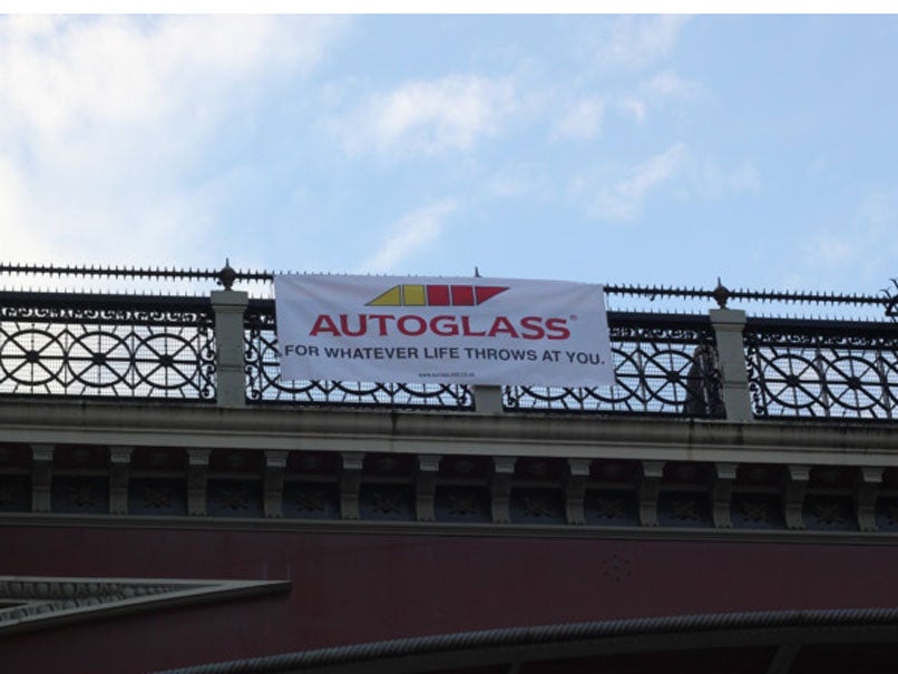 The banner was displayed on Archway Bridge. Picture: Ammanuel Afowerki.