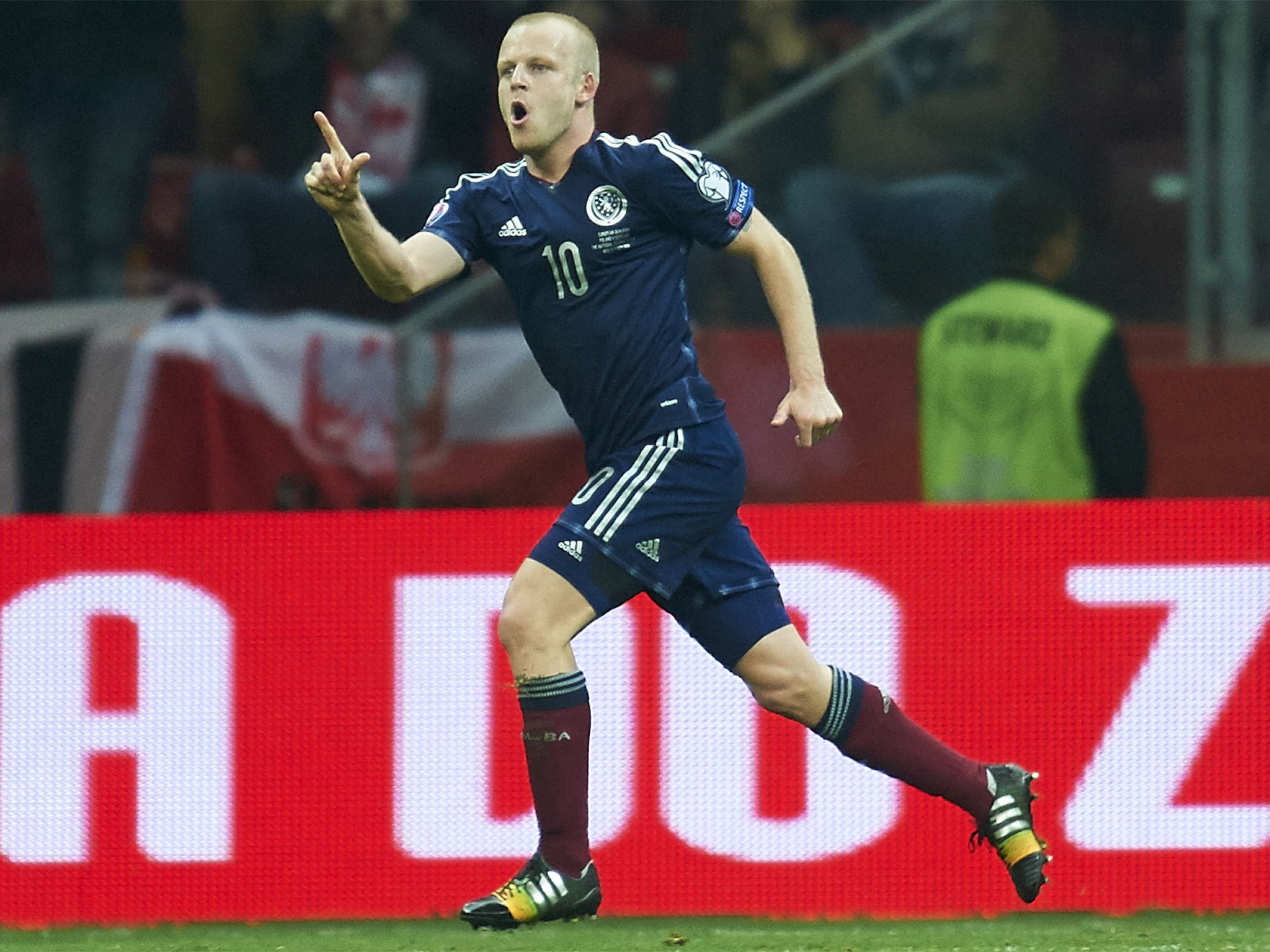 Steven Naismith put Scotland ahead in Poland (Getty)