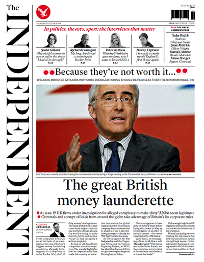 How 'The Independent' revealed the practice last month