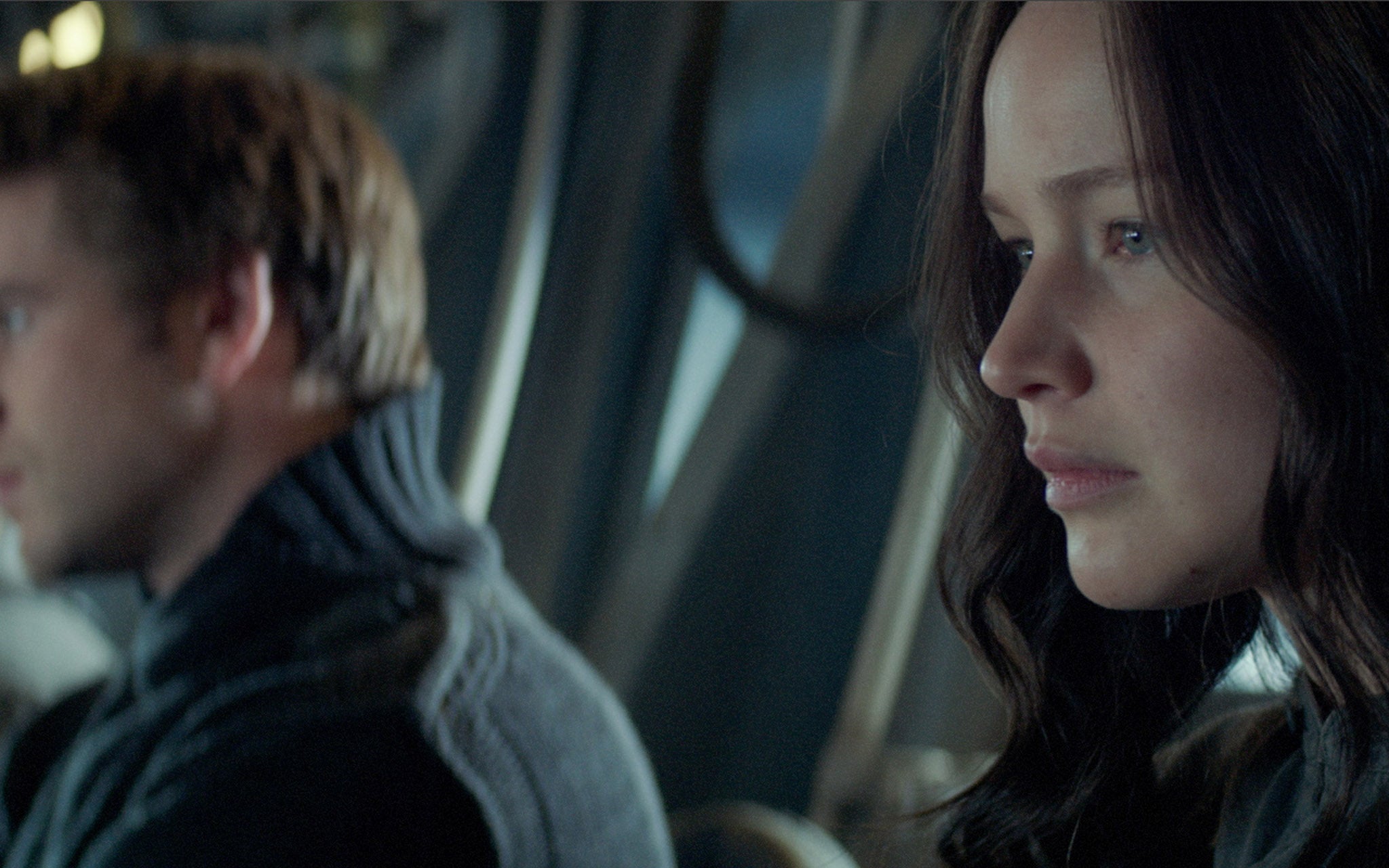 Jennifer Lawrence stars as Katniss Everdeen in The Hunger Games: Mockingjay Part 1